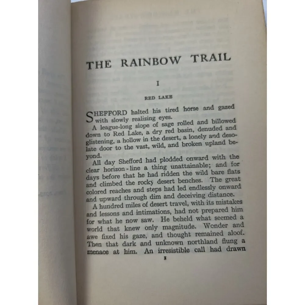 Zane Grey Books The Border Legion, The Rainbow Trail Vintage Western Adventure